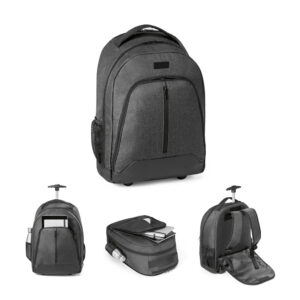 EINDHOVEN. Mochila trolley para notebook 15'6'' em 600D de alta densidade e poliéster 600D impermeável 21 L