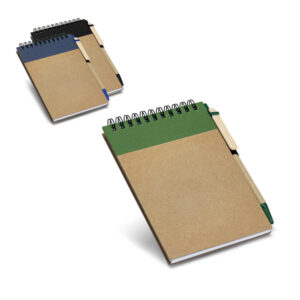 RINGORD. Caderno de bolso espiral de capa dura com 120 páginas lisas recicladas