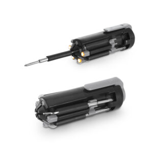 GABRO. Conjunto de ferramentas em ABS com 6 LEDs e 5 pontas