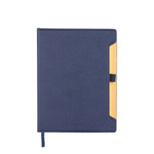 CADERNETA COURO SINTÉTICO