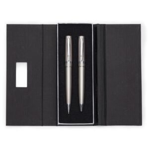 CONJUNTO CANETA E LAPISEIRA METAL