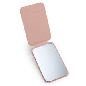 ESPELHO COURO SINTÉTICO RETANGULAR DE BOLSO