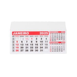 FOLHINHA CALENDÁRIO 2026 (COMPRE APENAS QUANTIDADES MÚLTIPLO DE 100PEÇAS)