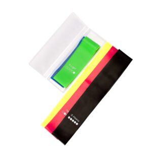 KIT ELÁSTICOS PARA EXERCÍCIOS COM 5 PEÇAS