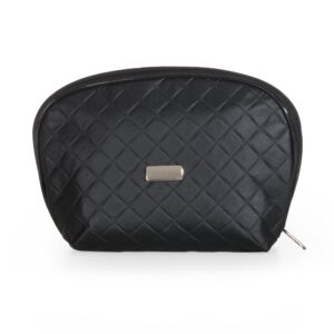 NECESSAIRE DE COURO SINTÉTICO MATELASSÊ