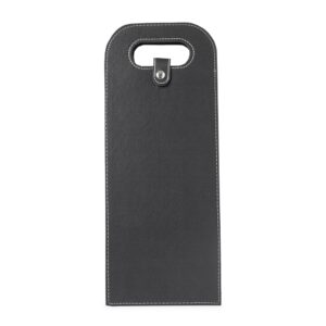 PORTA-VINHO DUPLO COURO SINTÉTICO