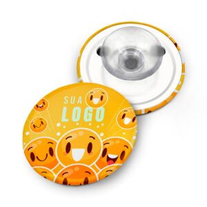 Bottons E Pins Personalizados Com Ventosa Modelo Redondo 35mm
