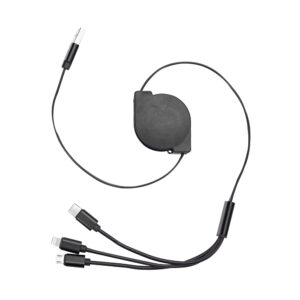 CABO USB RETRÁTIL 3 EM 1